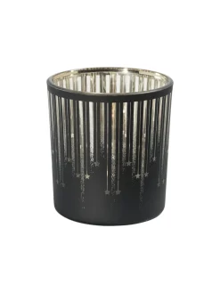 Starletti Windlicht, Schwarzgold