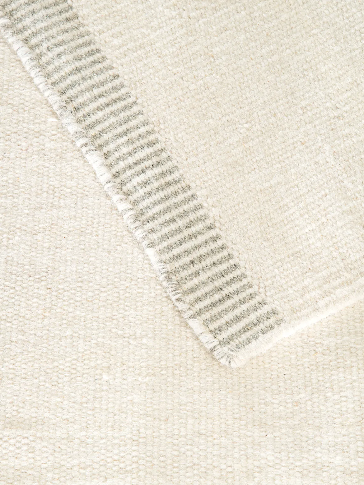 Svaland Woll-Teppich, White