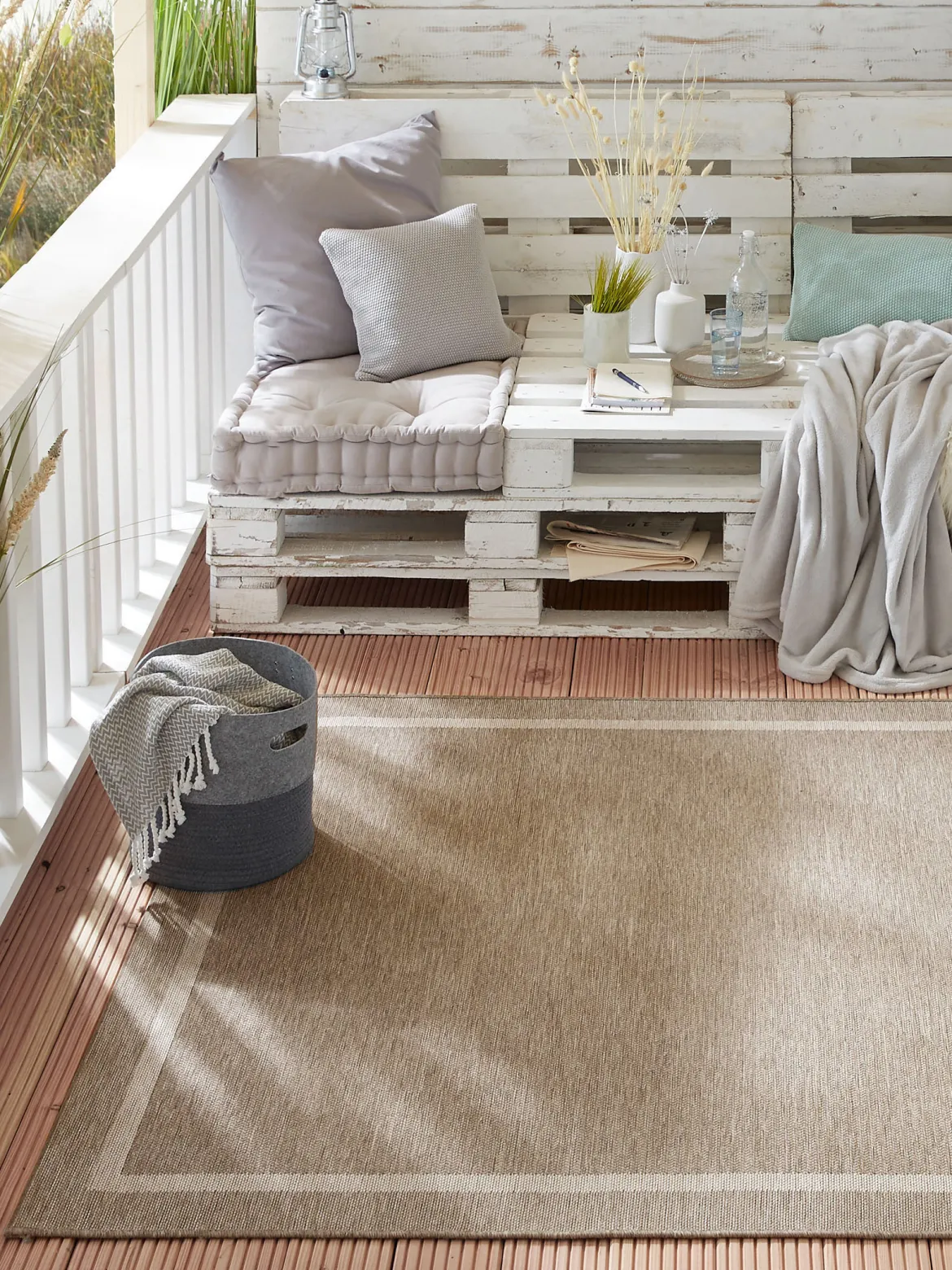 Svana Outdoor-Teppich, Sand