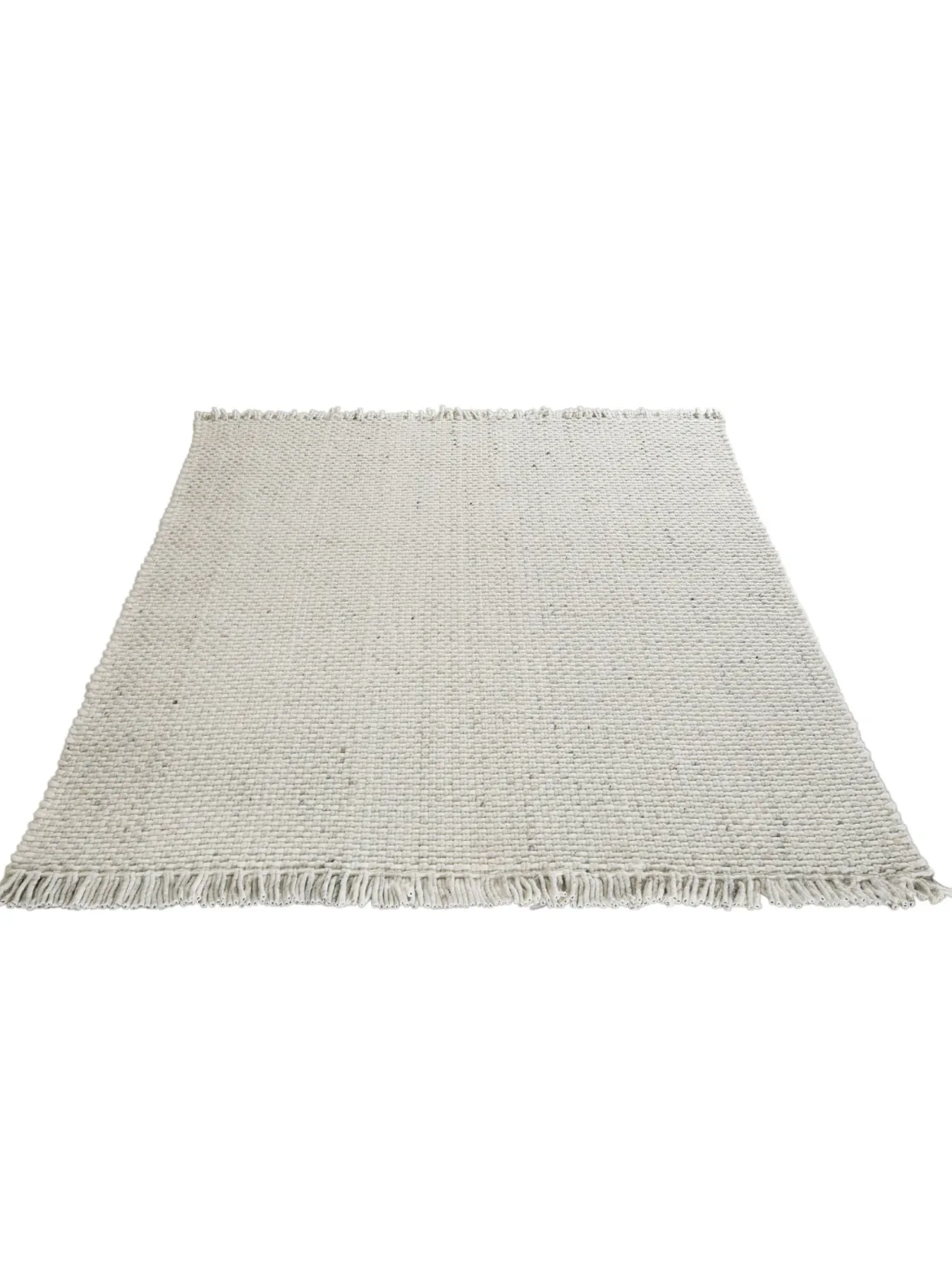 Svanberga Woll-Teppich, Offwhite