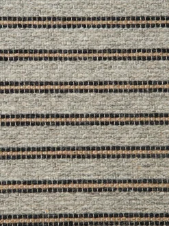 Svansbjerg Moderner Teppich, Grau/Schwarz