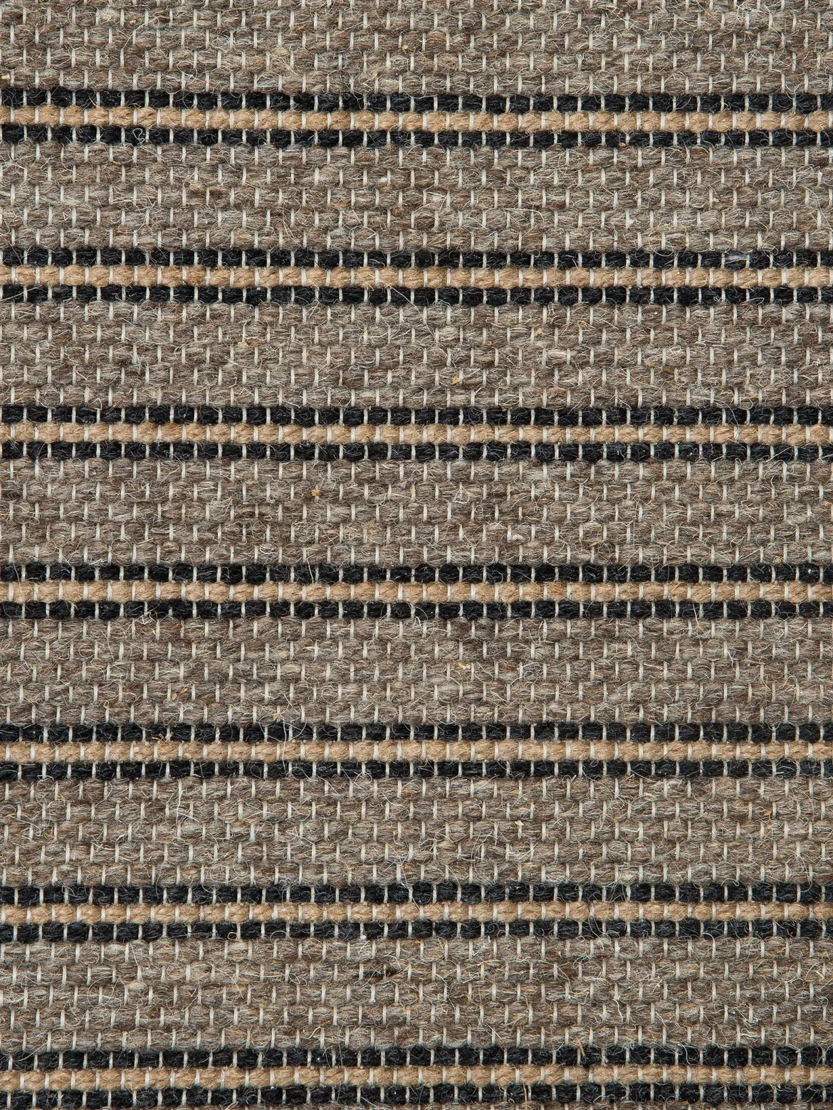 Svansbjerg Moderner Teppich, Braun/Schwarz