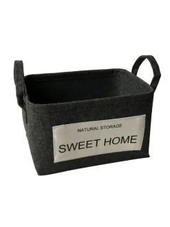 Sweet Home Korb, Dunkelgrau