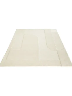 Taastrup Moderner Teppich, Natural/White