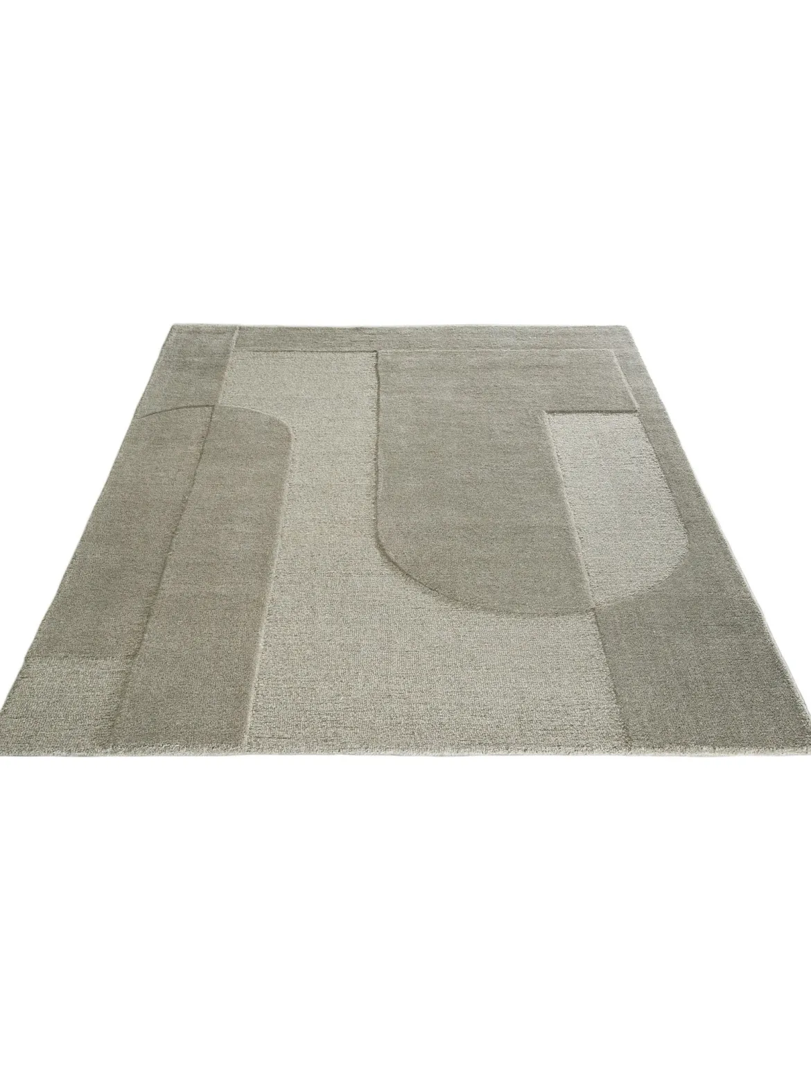 Taastrup Moderner Teppich, Stone Grey