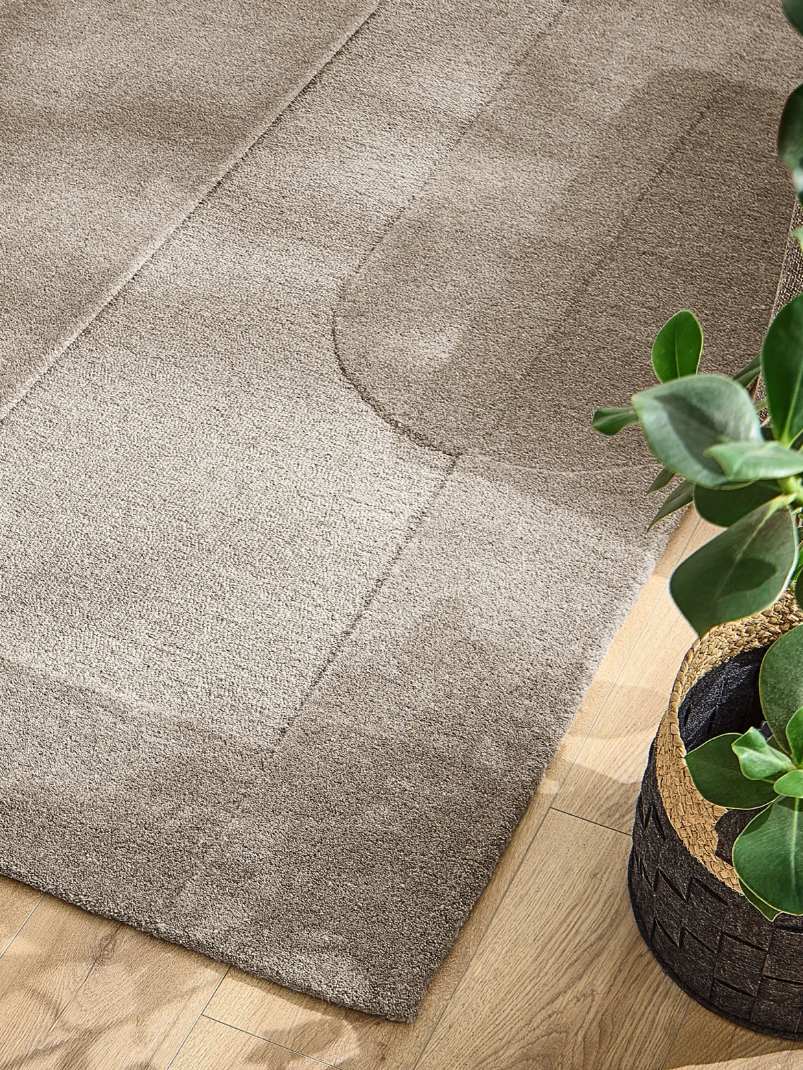 Taastrup Moderner Teppich, Stone Grey