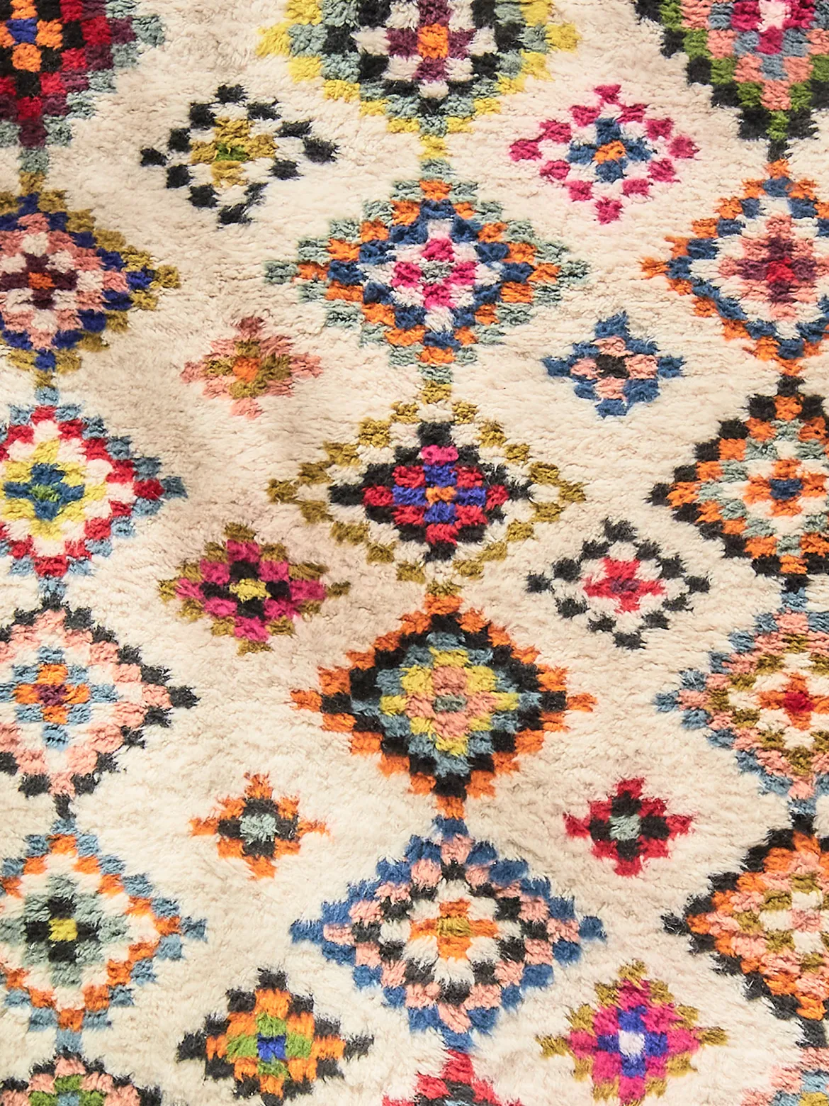 Tafila Berber-Teppich, Creme