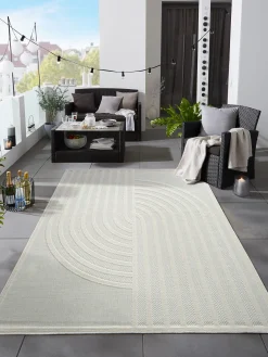 Talca Outdoor-Teppich, Creme