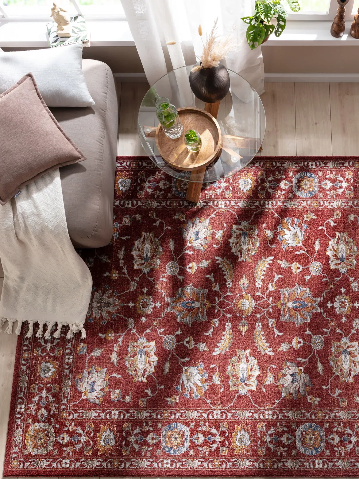 Tandara Orient-Teppich, Rot
