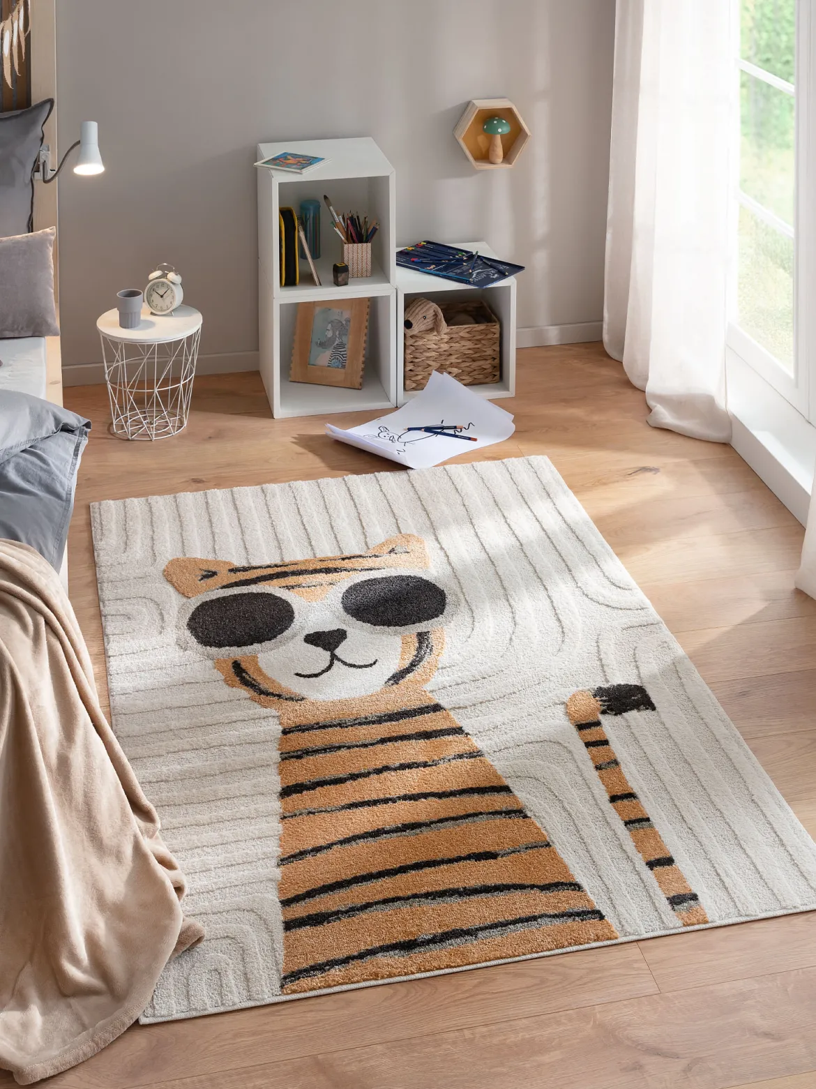 Tapsi Kinder-Teppich, Ivory