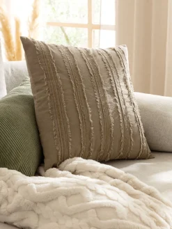 Taree Kissen, Taupe