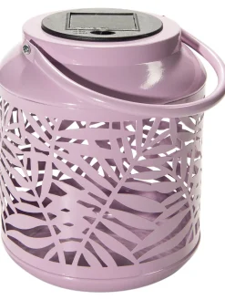 Tavani Outdoor-Solarleuchte, Pastellrosa