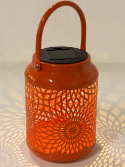 Tavano Outdoor-Solarleuchte, Koralle