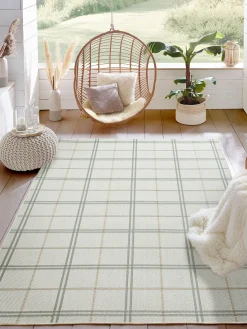 Terrasini Outdoor-Teppich, Lind