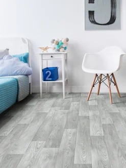 Texwood Vinyl-Rollenware, Eiche Grau 997L