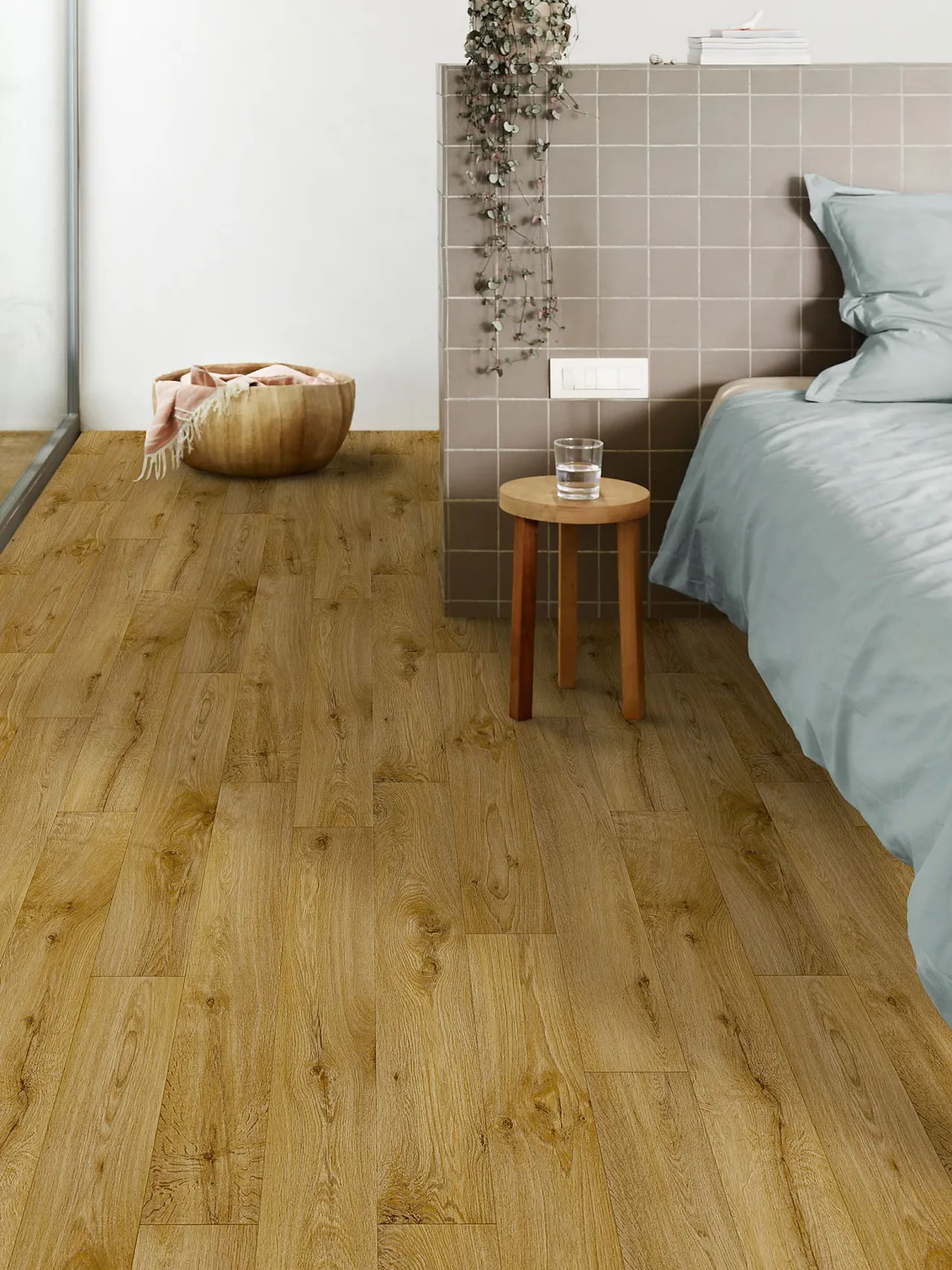 Texwood Vinyl-Rollenware, Eiche Dunkel 636M