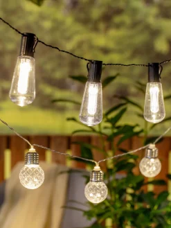 Tilbarg Solar-Lichterkette, Transparent