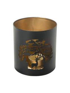 Tirano Windlicht, Black/Gold