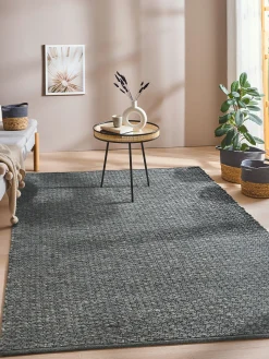 Toftlund Woll-Teppich, Dark Grey