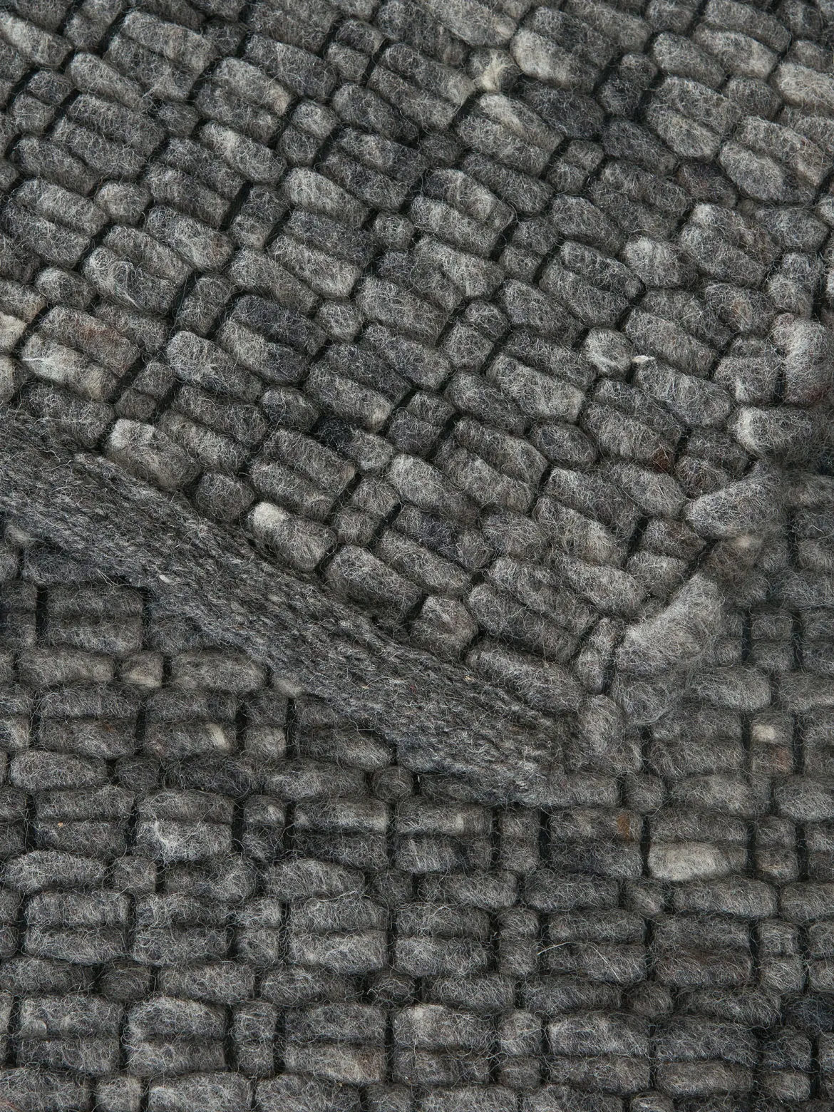 Toftlund Woll-Teppich, Dark Grey