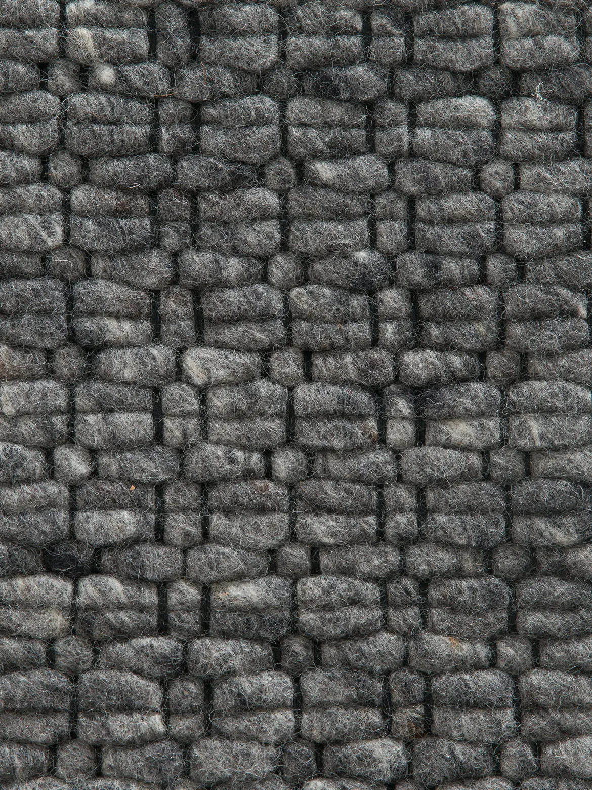 Toftlund Woll-Teppich, Dark Grey