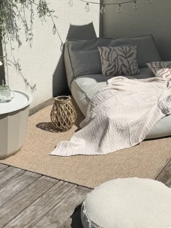 Tolaga Outdoor-Teppich, Natur/Beige