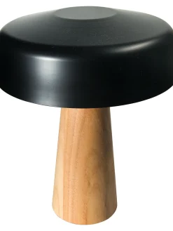 Toreby Tischleuchte, Natur/Schwarz