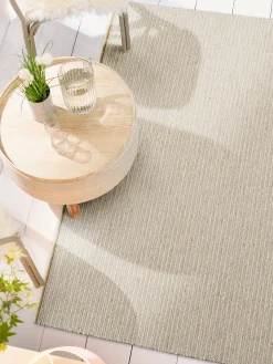 Torslunde Uni-Teppich, Creme