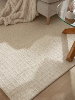 Torup Moderner Teppich, Natural/White