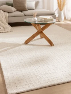 Torup Moderner Teppich, Natural/White