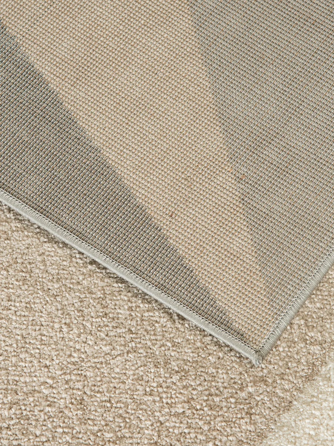 Triogona Moderner Teppich, Grau/Beige