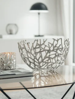 Twigs Deko-Schale, Silber