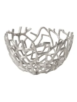 Twigs Deko-Schale, Silber