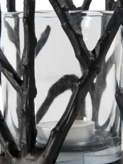 Twigs Teelichthalter, Black
