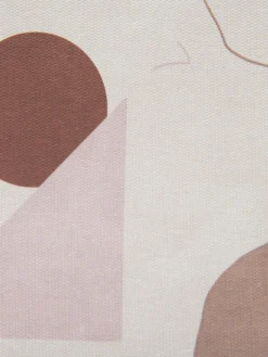 Uhuri Leinwand-Druck-gerahmt, Beige