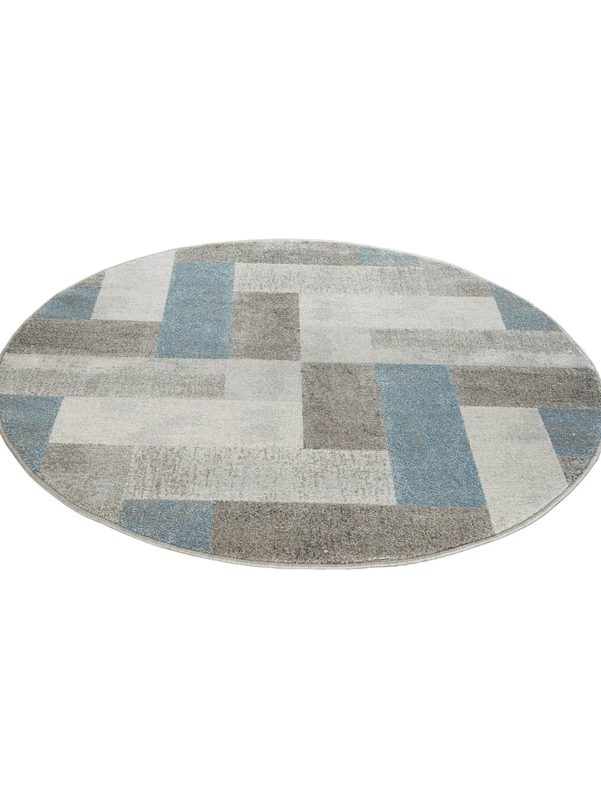 Urban Maze Moderner Teppich, Blue Avenue