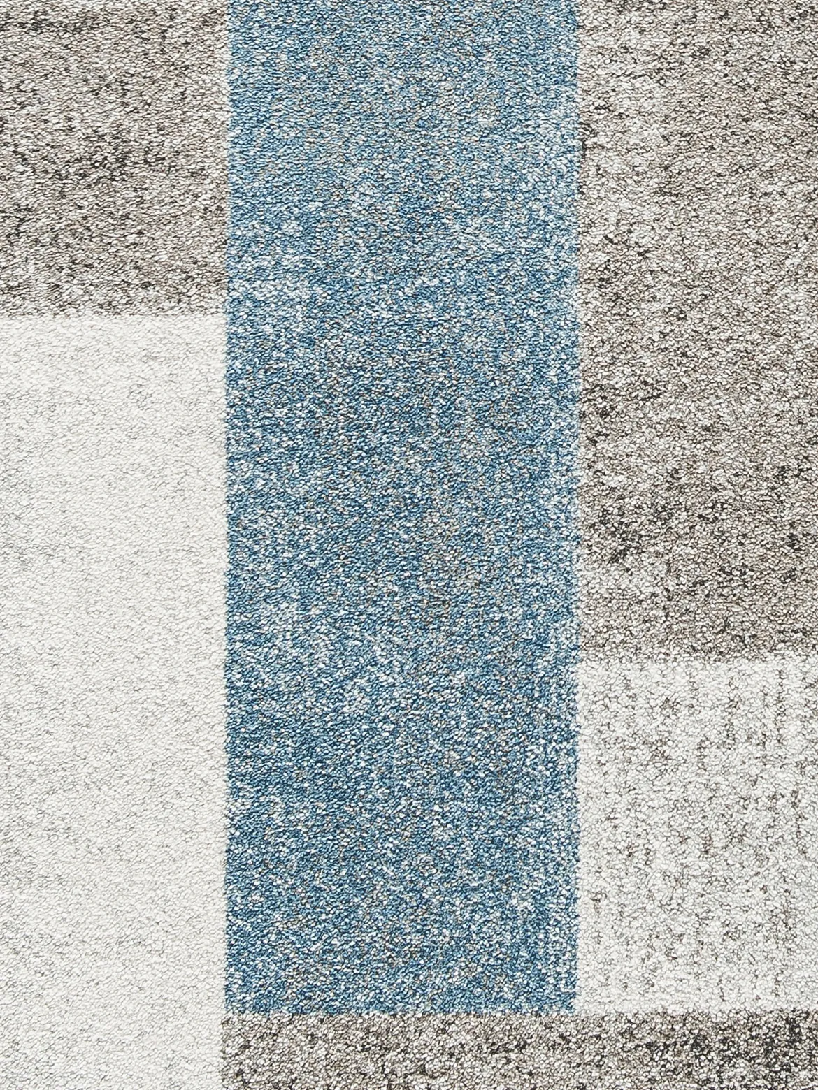 Urban Maze Moderner Teppich, Blue Avenue