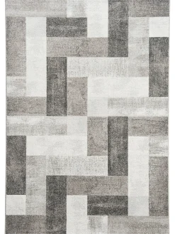 Urban Maze Moderner Teppich, Dark Grey