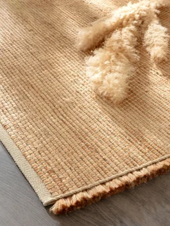 Varstala Jute-Teppich, Sand