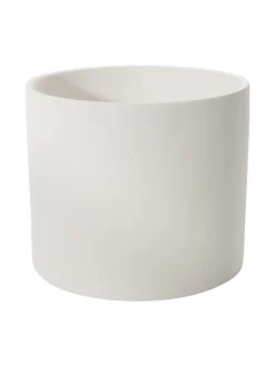 Vedras Pflanztopf, Mattweiss