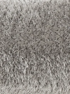 Vernissage Hochflor-Teppich, Silber