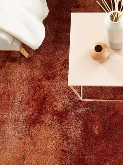 Vernissage Hochflor-Teppich, Kupfer