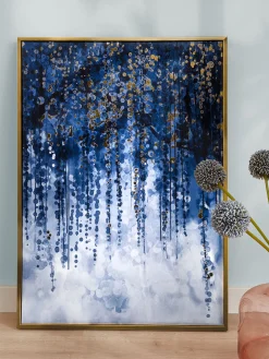 Vinago Bild, Dunkelblau/Gold