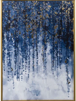 Vinago Bild, Dunkelblau/Gold