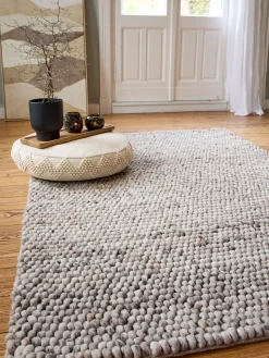 Vinstrup Woll-Teppich, Sand Grey