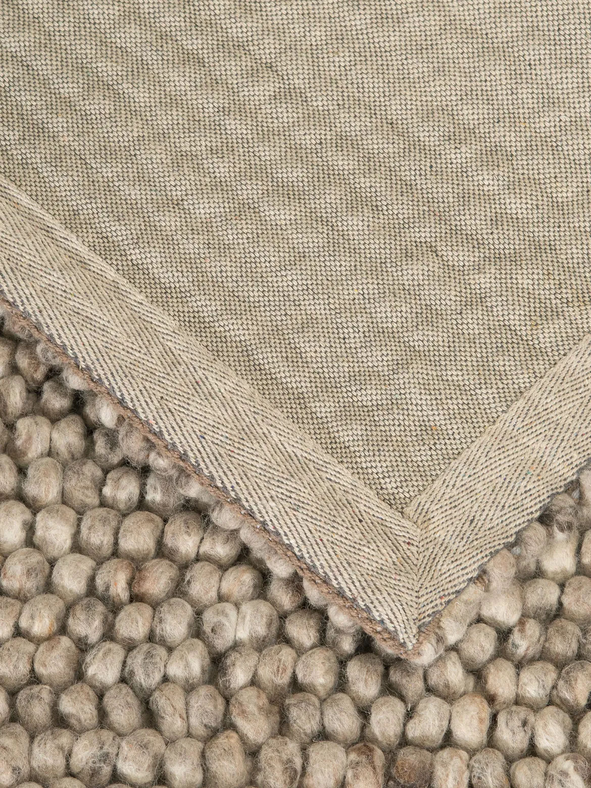 Vinstrup Woll-Teppich, Sand Grey