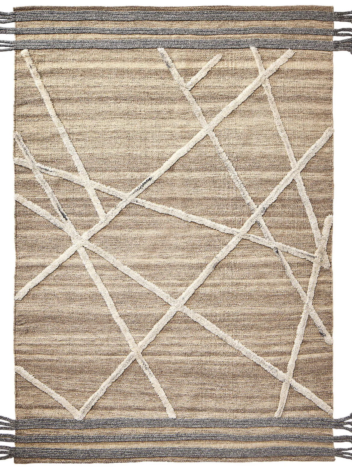 Vislanda Flachgewebe-Teppich, Charcoal