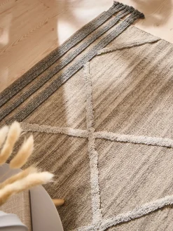 Vislanda Flachgewebe-Teppich, Charcoal