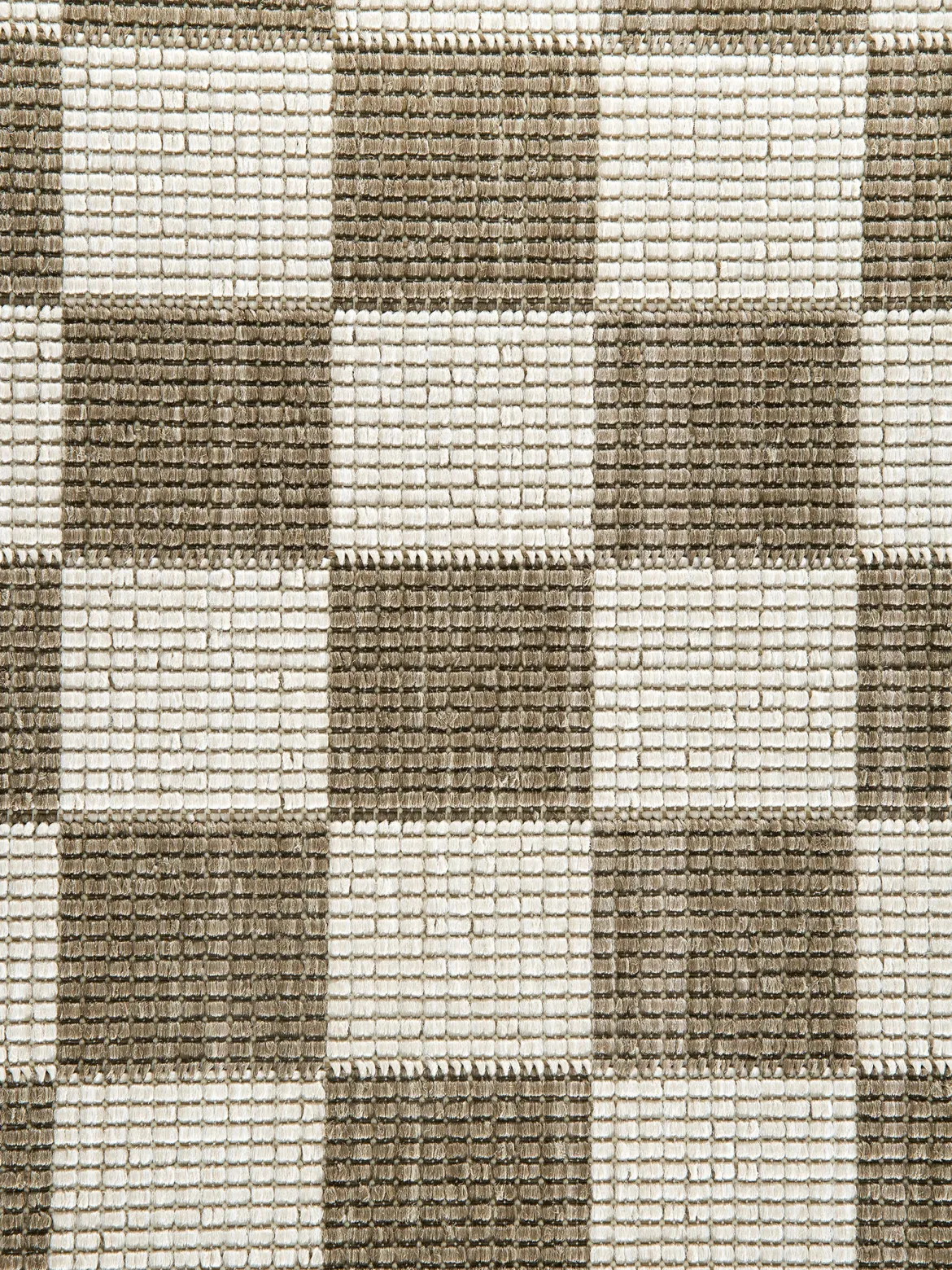 Waikato Outdoor-Teppich, Braun/Weiss