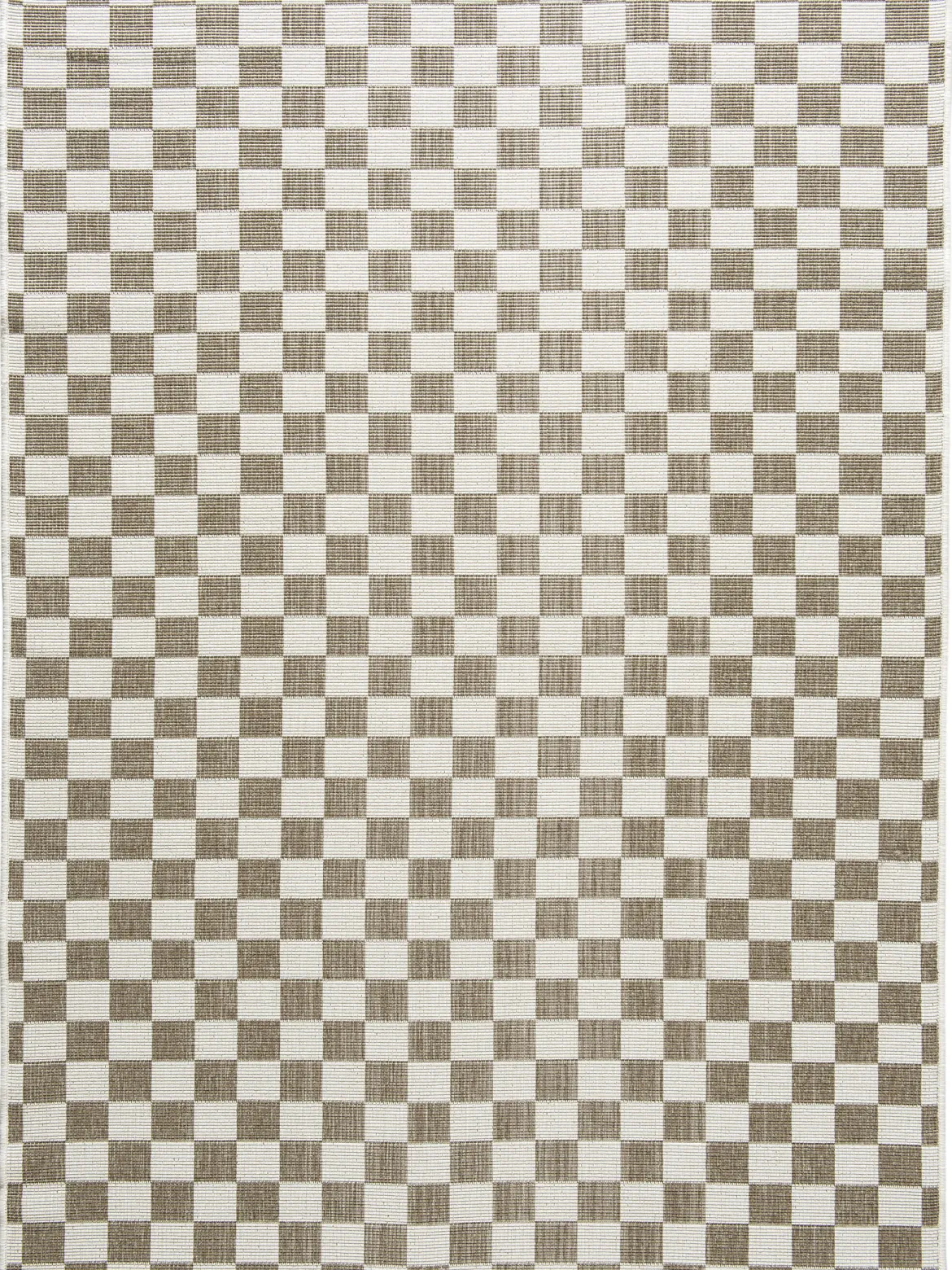 Waikato Outdoor-Teppich, Braun/Weiss